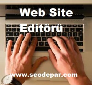 web site editörü